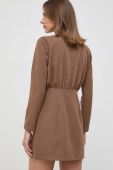 Сукня Silvian Heach колір коричневий mini облягаюча (3643006)