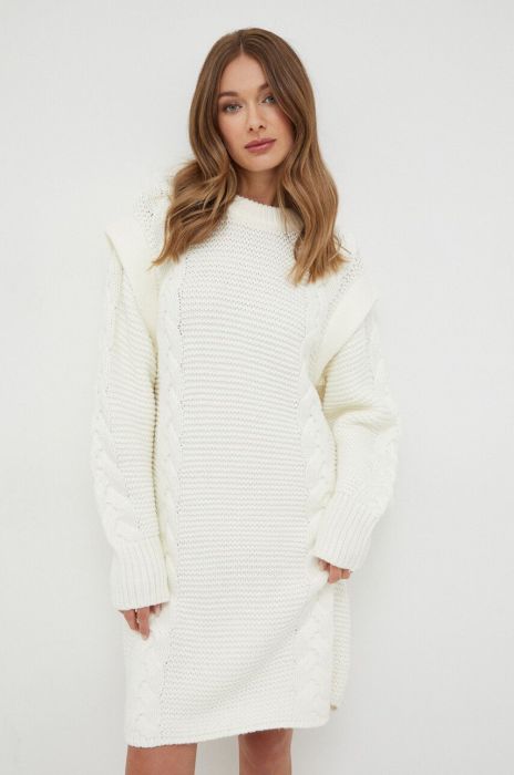 Сукня Silvian Heach колір бежевий mini пряма (3658133)