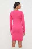 Сукня з домішкою вовни Silvian Heach колір рожевий mini пряма