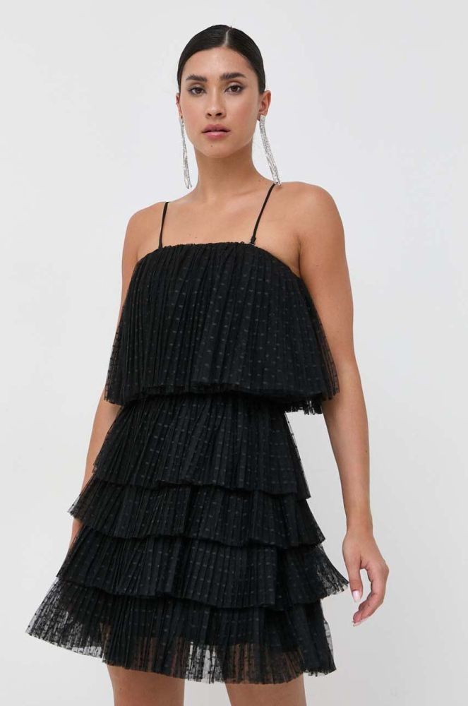 Сукня Silvian Heach колір чорний mini розкльошена (3471767)