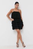 Сукня Silvian Heach колір чорний mini розкльошена (3471767)