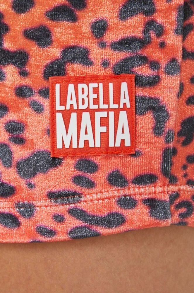 Сукня LaBellaMafia колір помаранчевий mini облягаюча фото 5