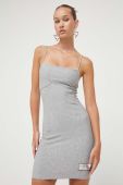 Сукня LaBellaMafia колір сірий mini облягаюча (3382408)