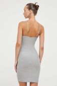 Сукня LaBellaMafia колір сірий mini облягаюча (3382408)