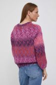Светр з домішкою вовни Rich & Royal жіночий колір рожевий