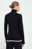 Светр Silvian Heach жіночий колір чорний легкий гольф (3398819)