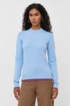 Светр Silvian Heach жіночий легкий півгольф колір блакитний (3530478)
