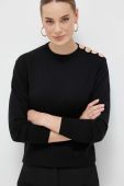 Светр Silvian Heach жіночий колір чорний легкий (3401813)