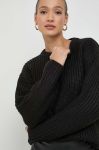 Светр Silvian Heach жіночий колір чорний теплий (3631022)