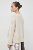 Вовняний светр Beatrice B жіночий колір бежевий легкий (3674704)