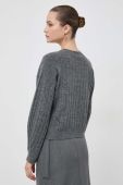 Светр з домішкою вовни Beatrice B жіночий колір сірий легкий