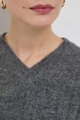 Светр з домішкою вовни Beatrice B жіночий колір сірий легкий