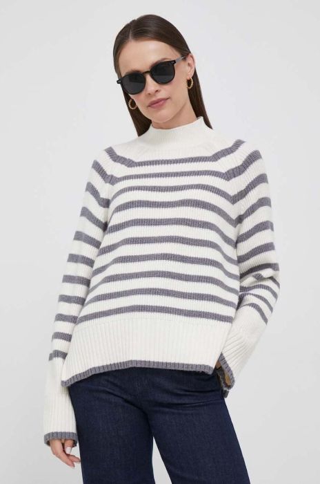 Светр Rich & Royal жіночий колір сірий півгольф