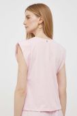 Бавовняний топ Rich & Royal колір рожевий
