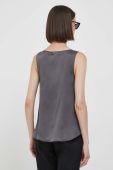 Шовковий топ Mos Mosh колір сірий